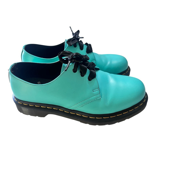 Dr. Martens 1461 Peppermint Green Smooth Leather Oxford Shoes Size 8 Men's  Aqua